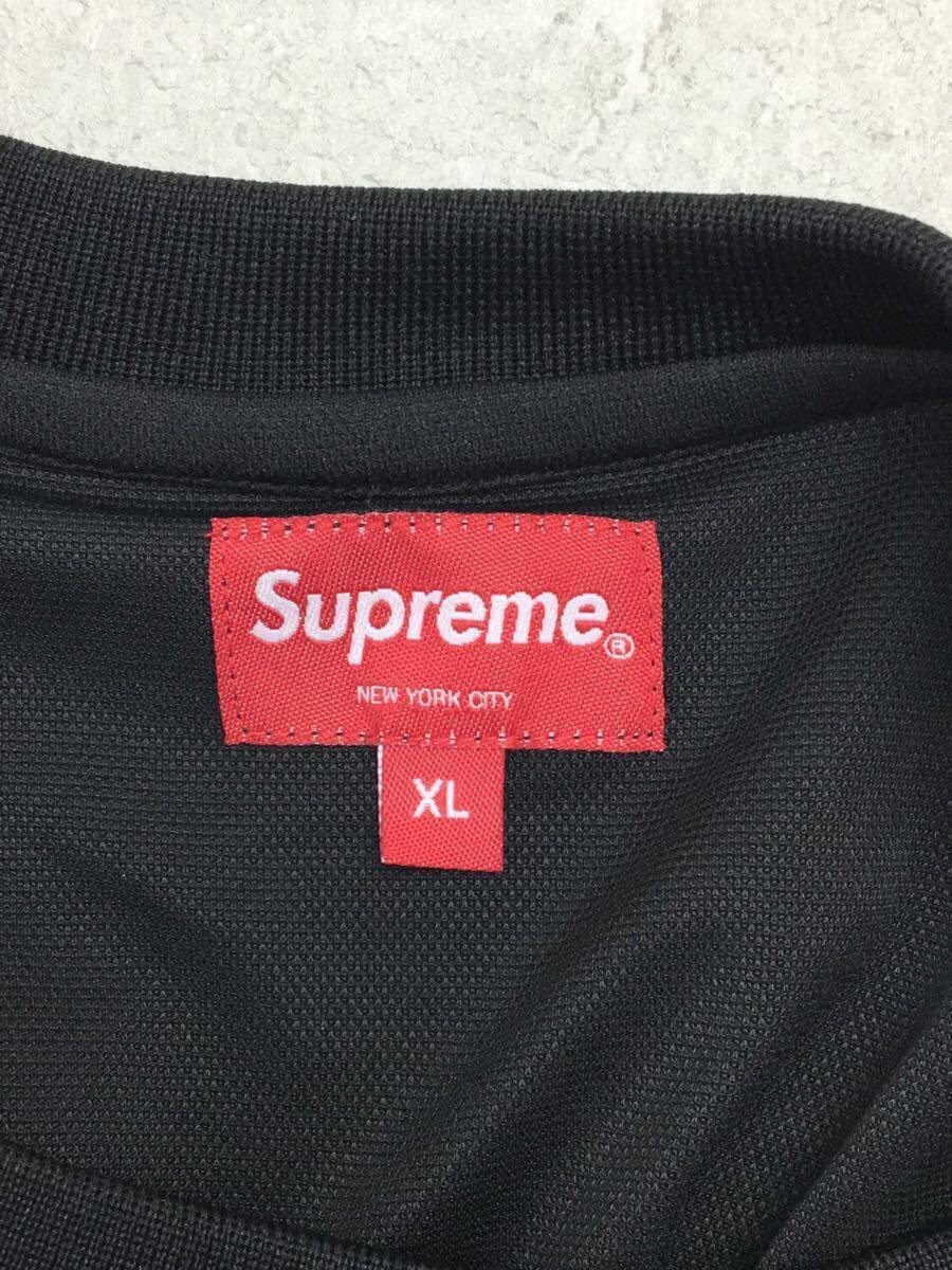 Supreme◇22ss/Mesh Panel S/S TOP/Tシャツ/XL/ポリエステル/BLK