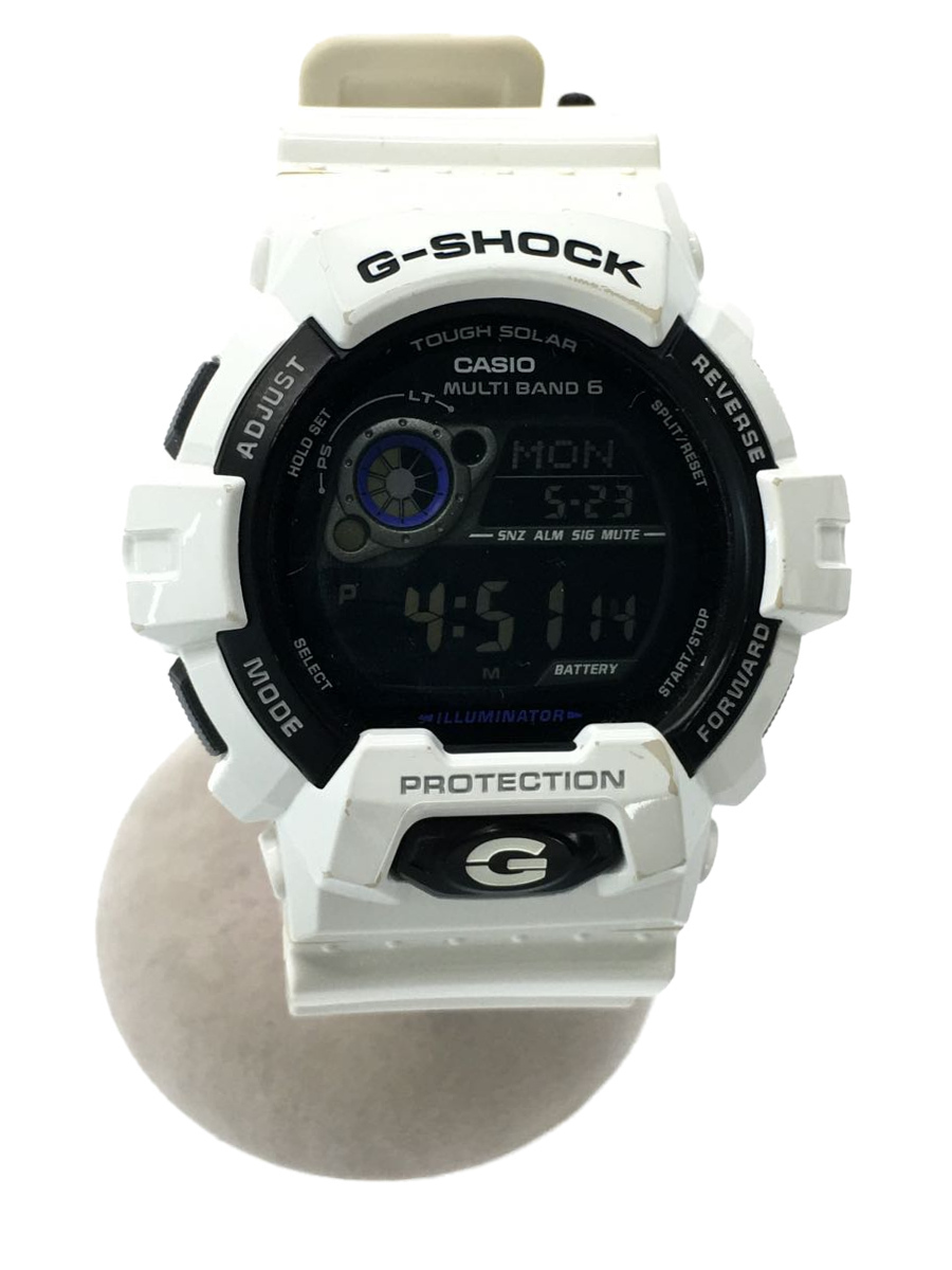 2370円 （訳ありセール 2370円 人気ブランドの CASIO ソーラー腕時計 G-SHOCK デジタル WHT GW-8900A-7JF