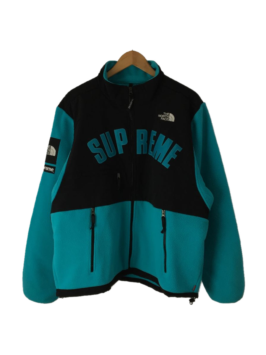 Supreme◇19SS/Arc Logo Denali Fleece Jacket/XL/ポリエステル/BLU