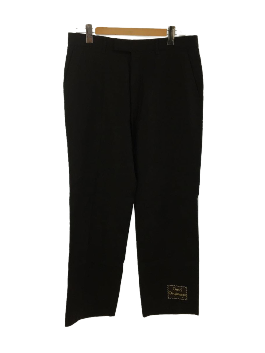 GUCCI◇スラックスパンツ/50/レーヨン/BLK www.distribella.com