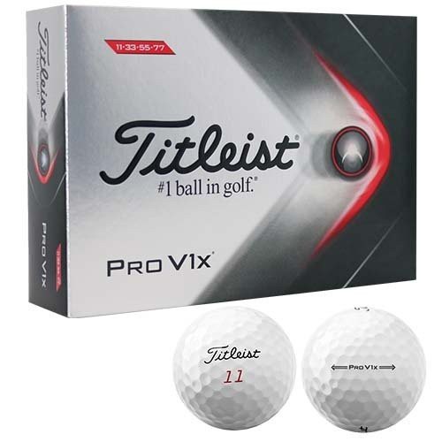 2021年モデル】2ダース(24個) タイトリスト PRO V1x『ダブルナンバー