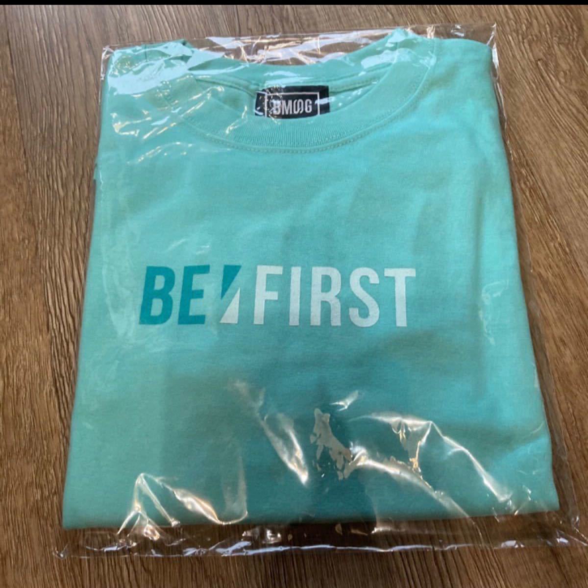 BE:FIRST ロゴロングスリーブTシャツ エメラルドM BE:FIRST ロゴロングスリーブTシャツ エメラルドM