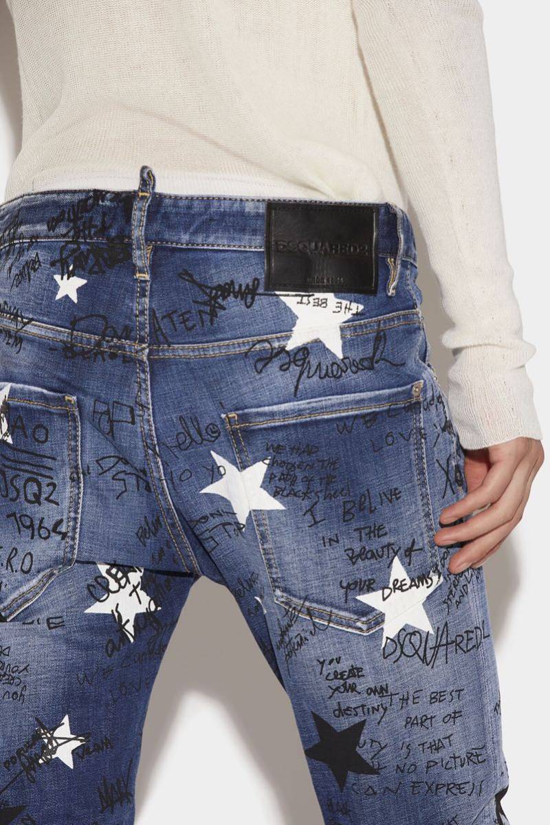 DSQUARED2 ディースクエアード 新品 SKATER JEAN スター デザイン
