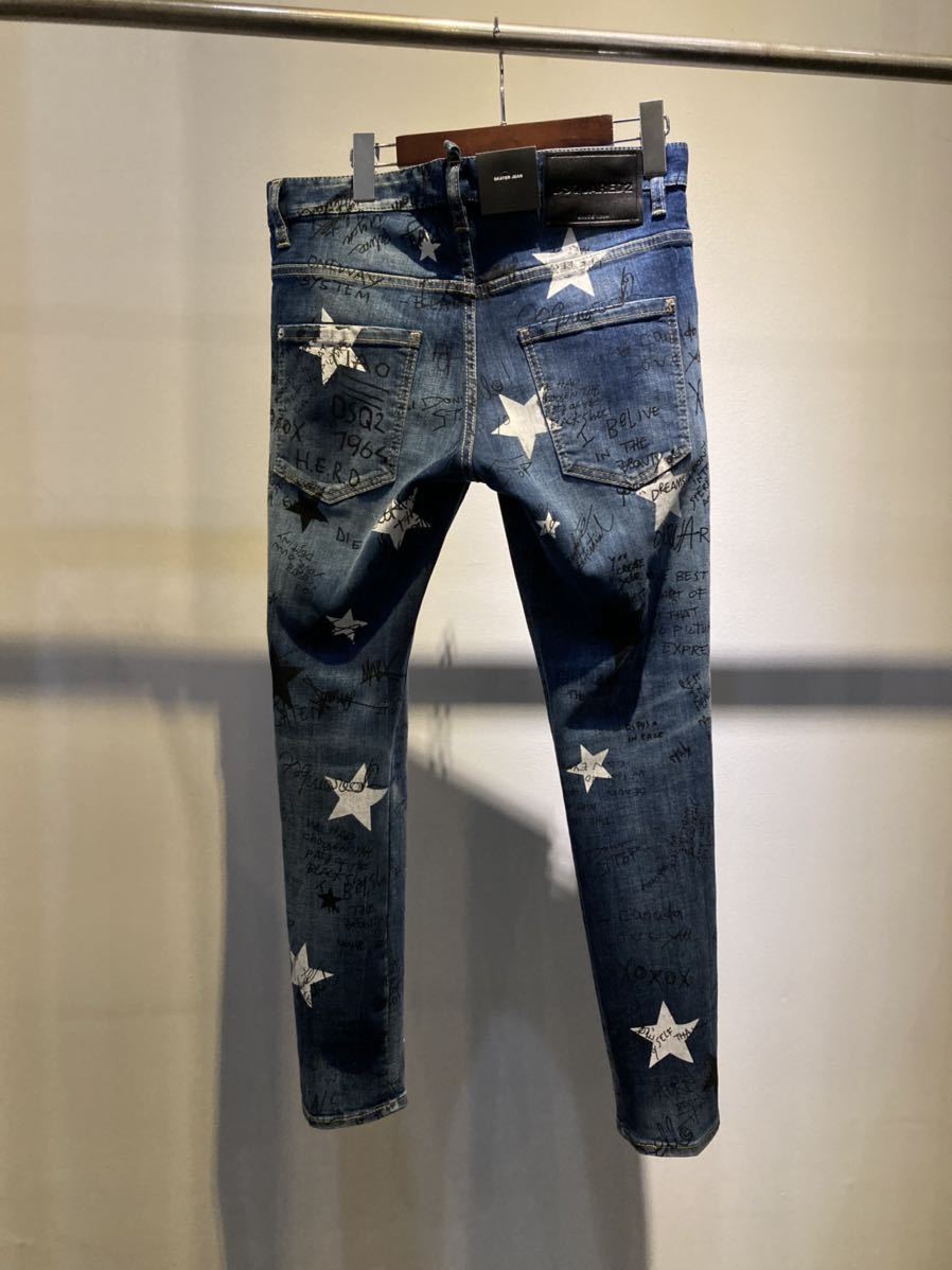 DSQUARED2 ディースクエアード 新品 SKATER JEAN スター デザイン