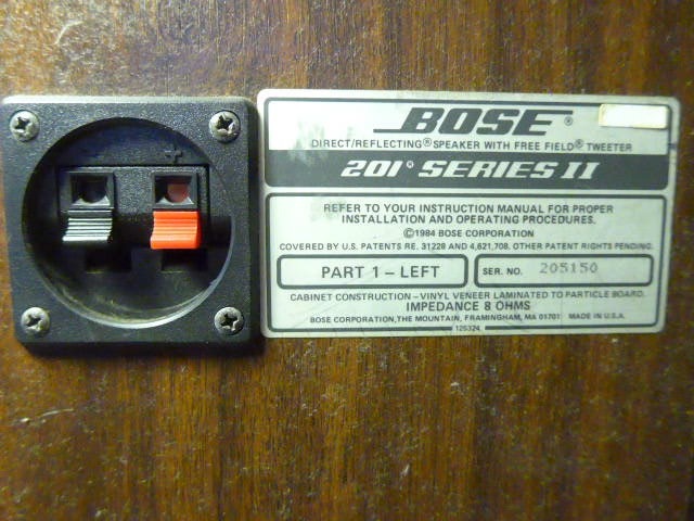 希少!必見!BOSE 201 SERIES II 木目のボーズスピーカーです。 希少!必見!BOSE 201 SERIES II 木目のボーズスピーカーです。