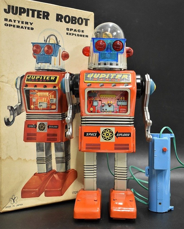 竜M148◇当時物 1960年代 米沢玩具 ヨネザワ JUPITER ROBOT ジュピターロボット NO.801 ブリキ 2足歩行 元箱付 ビンテージ item details | Yahoo! JAPAN Auction | One Map by FROM JAPAN 竜M148◇当時物 1960年代 米沢玩具 ヨネザワ JUPITER ROBOT ジュピターロボット NO.801 ブリキ 2足歩行 元箱付 ビンテージ item details | Yahoo! JAPAN Auction | One Map by FROM JAPAN
