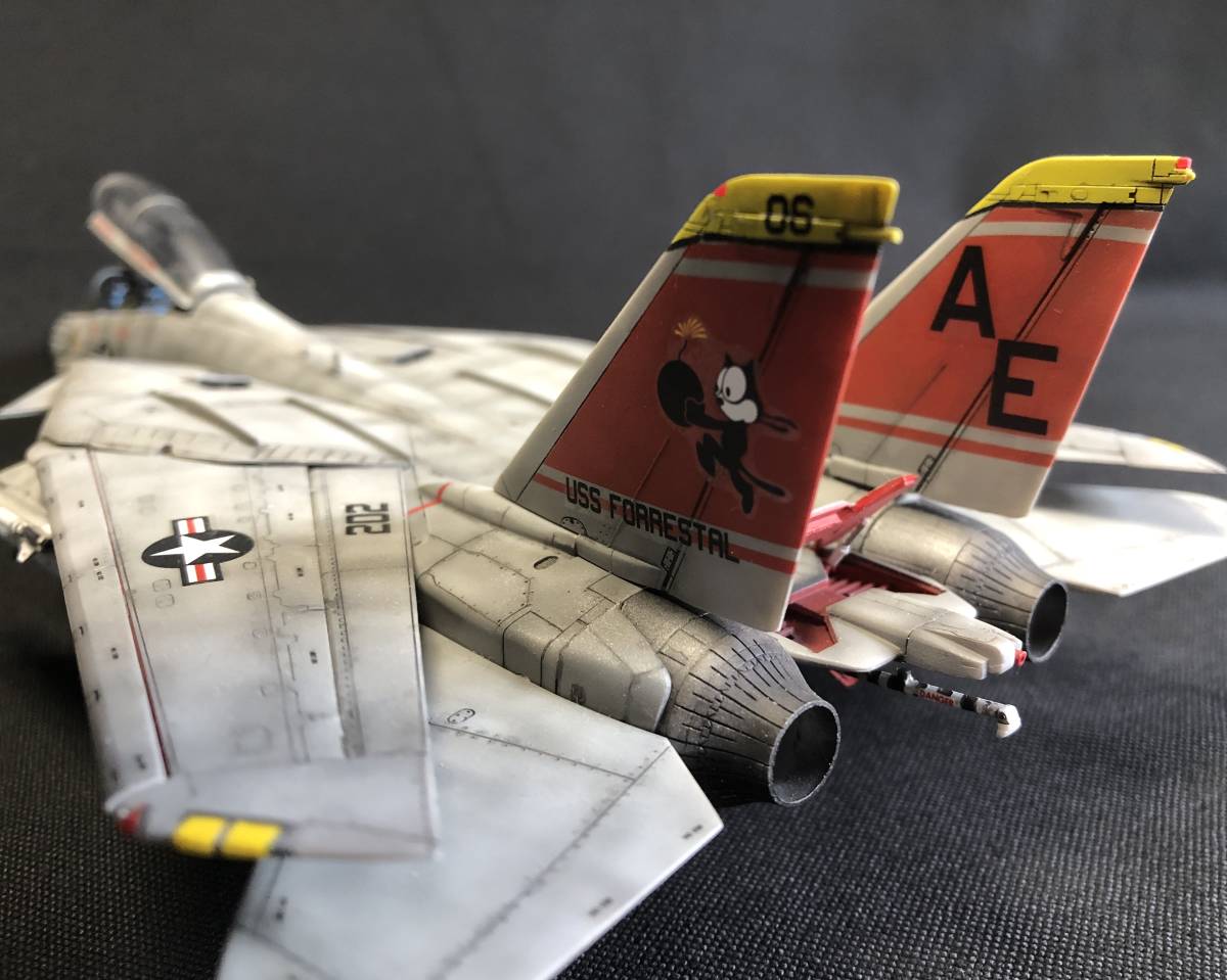 F-14トムキャット(ボムキャット)　1/72ハセガワ_画像5