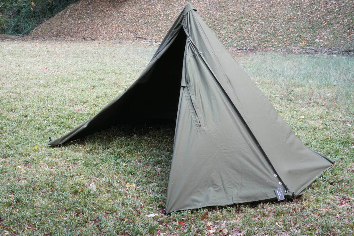 訳あり ポーランド軍 ポンチョテント一式 サイズ3 (180-190
