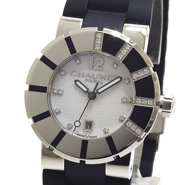 CHAUMET ショーメ レディース腕時計 クラスワンMM W17224-33E ホワイト