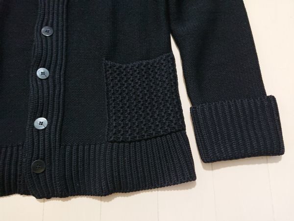 超美品】黒タグ ジョルジオアルマーニ ARMANI リブ編み ジップアップ
