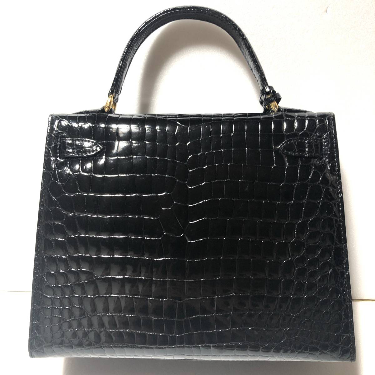 ヤフオク! - クロコダイル ハンドバッグ/GENUINE CROCODILE/