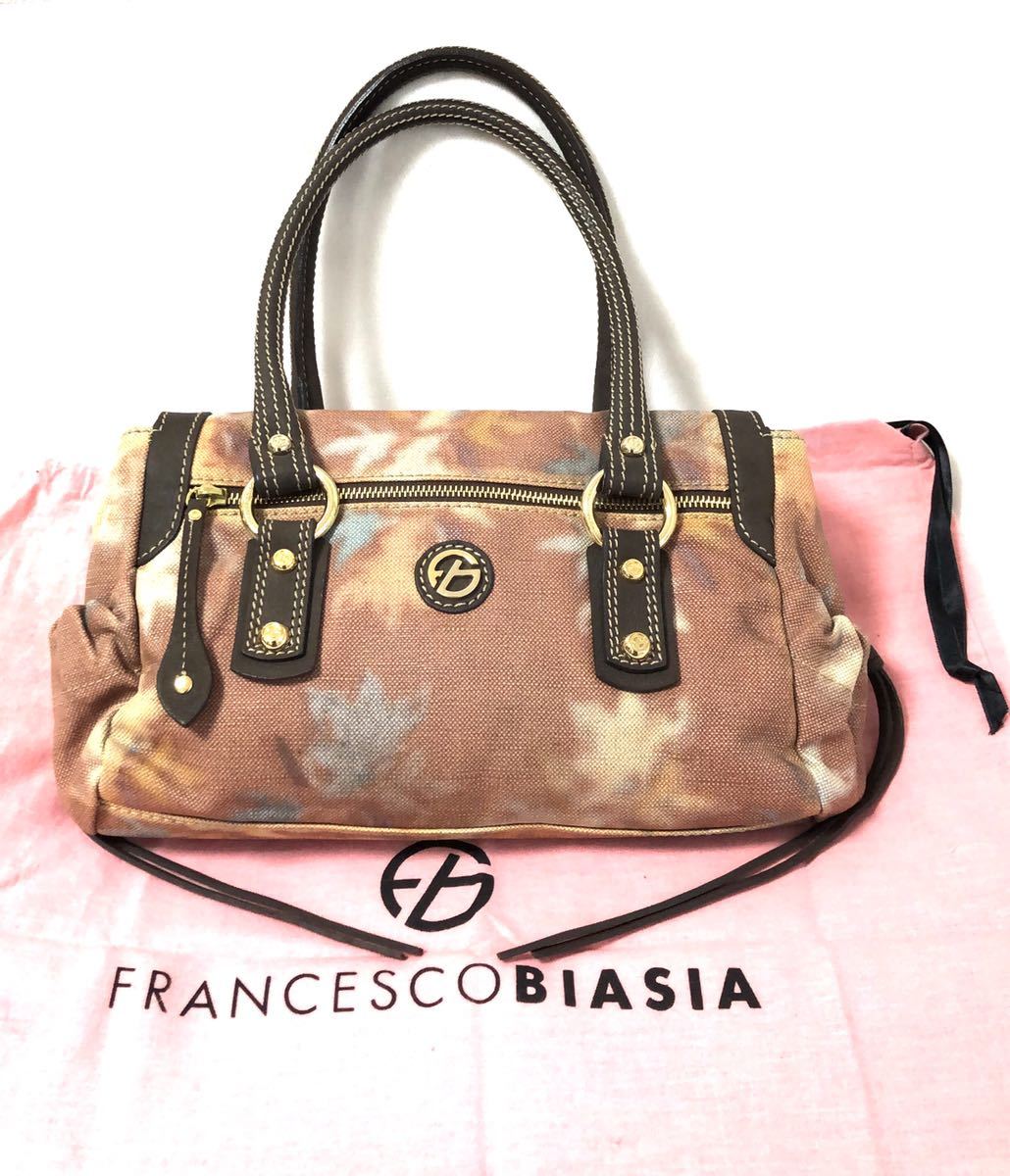 限定版 FRANCESCO BIASIA フランチェスコ ビアジア ハンドバッグ 美品