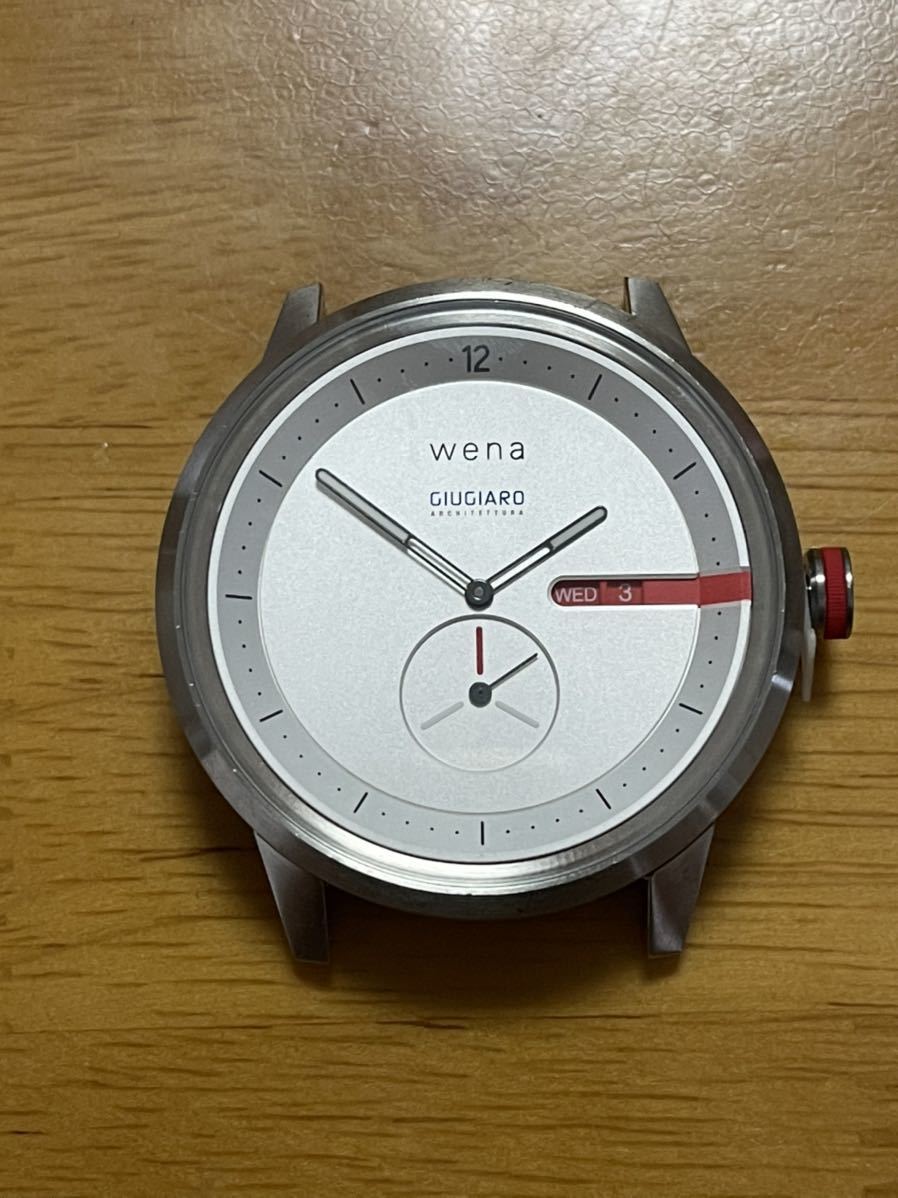 クォーツ メンズ腕時計 ソニー|SONY wena Three Hands Silver