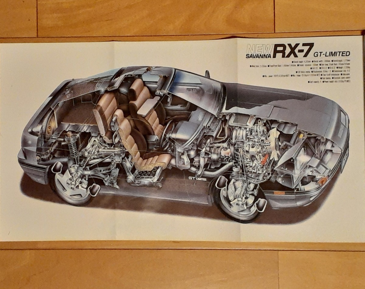 旧車 NEW SAVANNA RX-7 特集写真・解説誌｢写楽｣A4版64ページ 