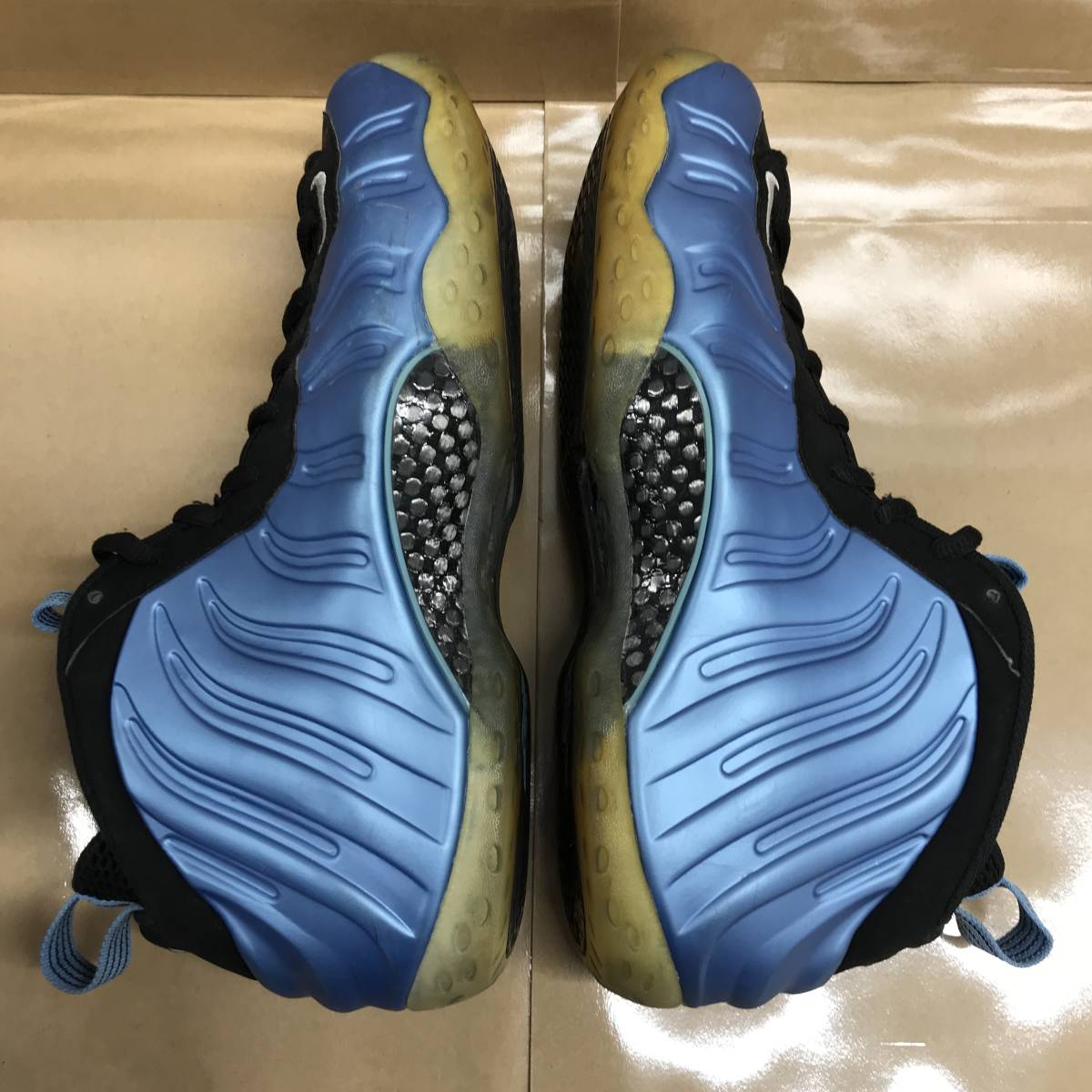 29cm US11 NIKE AIR FOAMPOSITE ONE UNC 314996-402 ナイキ エア フォームポジット ワン ユーエヌシー ユニバーシティーブルー H80662_画像4