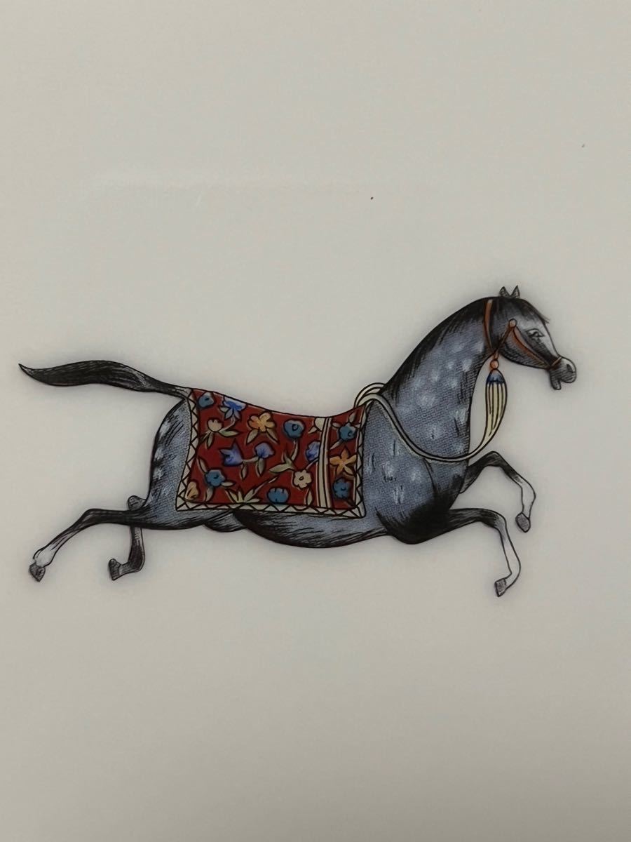 未使用 HERMES エルメス プレート シュヴァルドリアン 陶器