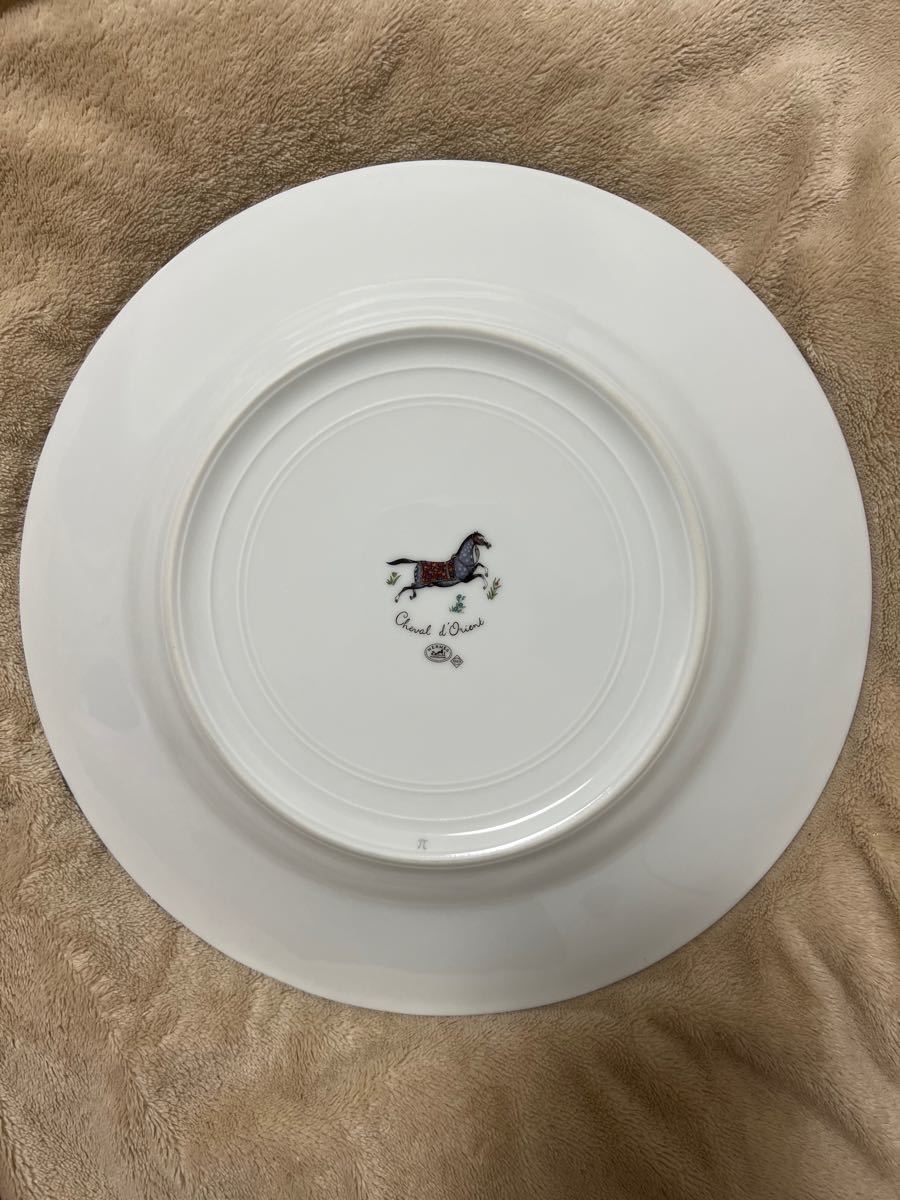 未使用 HERMES エルメス プレート シュヴァルドリアン 陶器