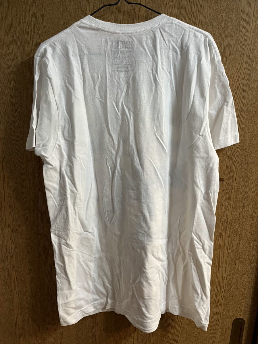 新品 REASON BRAND × SCARFACE Who To Trust White Tシャツ Lサイズ スカーフェイス リーズン トニーモンタナ RAP ラップ_画像2