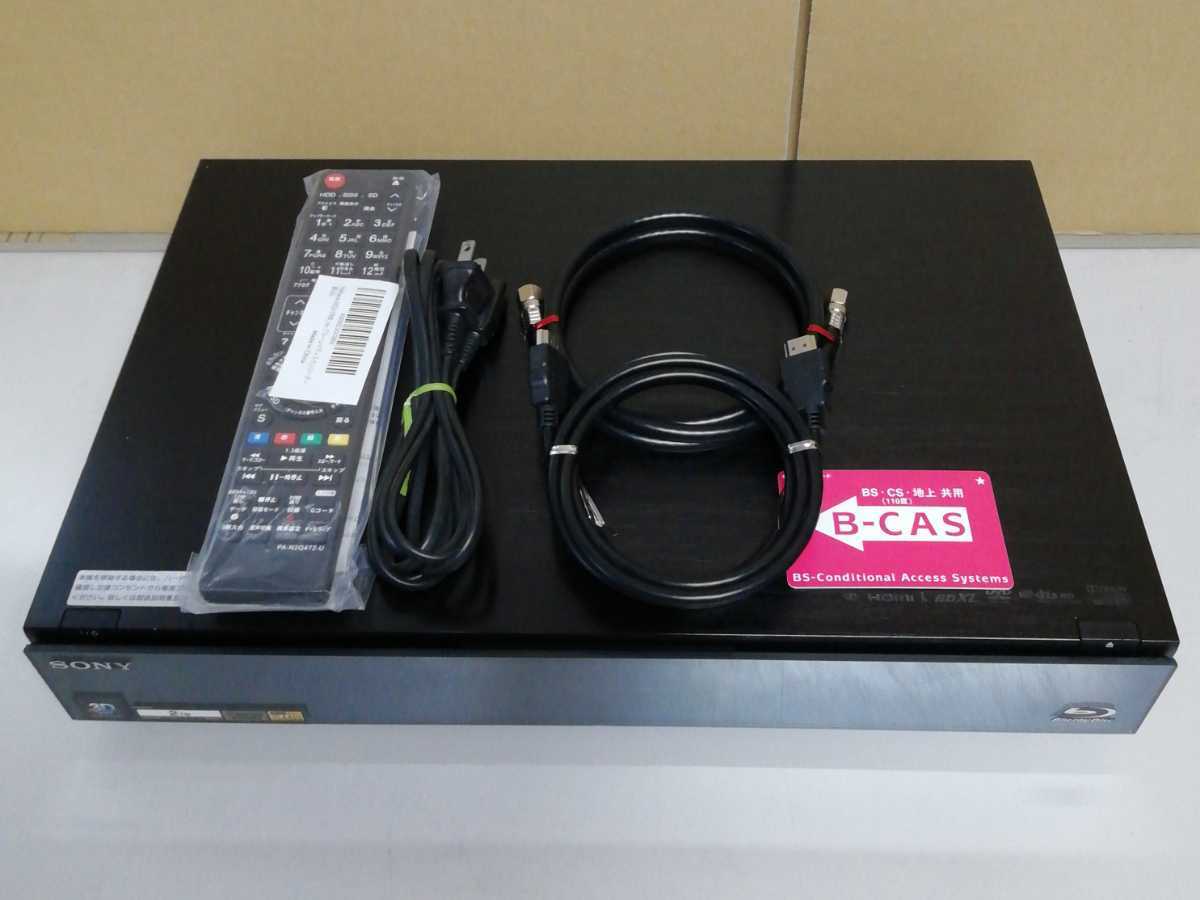 大容量2TB!新品HDD!”高級機種” SONY BDZ-AX2000 W録画