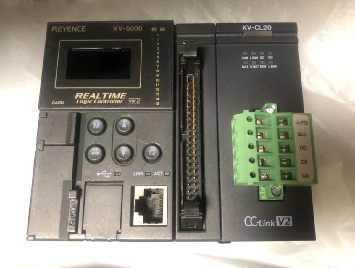 KEYENCE PLC KV-5000 KVーCL20 シーケンサ キーエンス gil-greenhouse