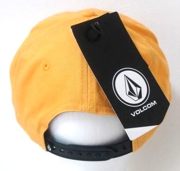 VOLCOM ボルコム D5511914CBR② キャップ Cap 帽子 ミディアムクラウン 5パネル スナップバック ロゴ 黄色 ヴォルコム 新品 即決 送料無料_画像4