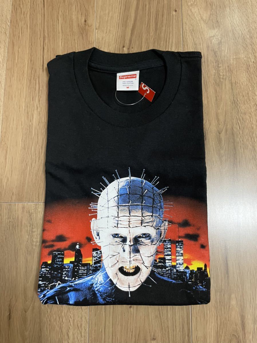 Supreme Hellraiser Hell on Earth Tee Black M 黒 半タグつき 新品 18SS シュプリーム Tシャツ BOX LOGO 22 FWボックスロゴ ヘルレイザー_画像4