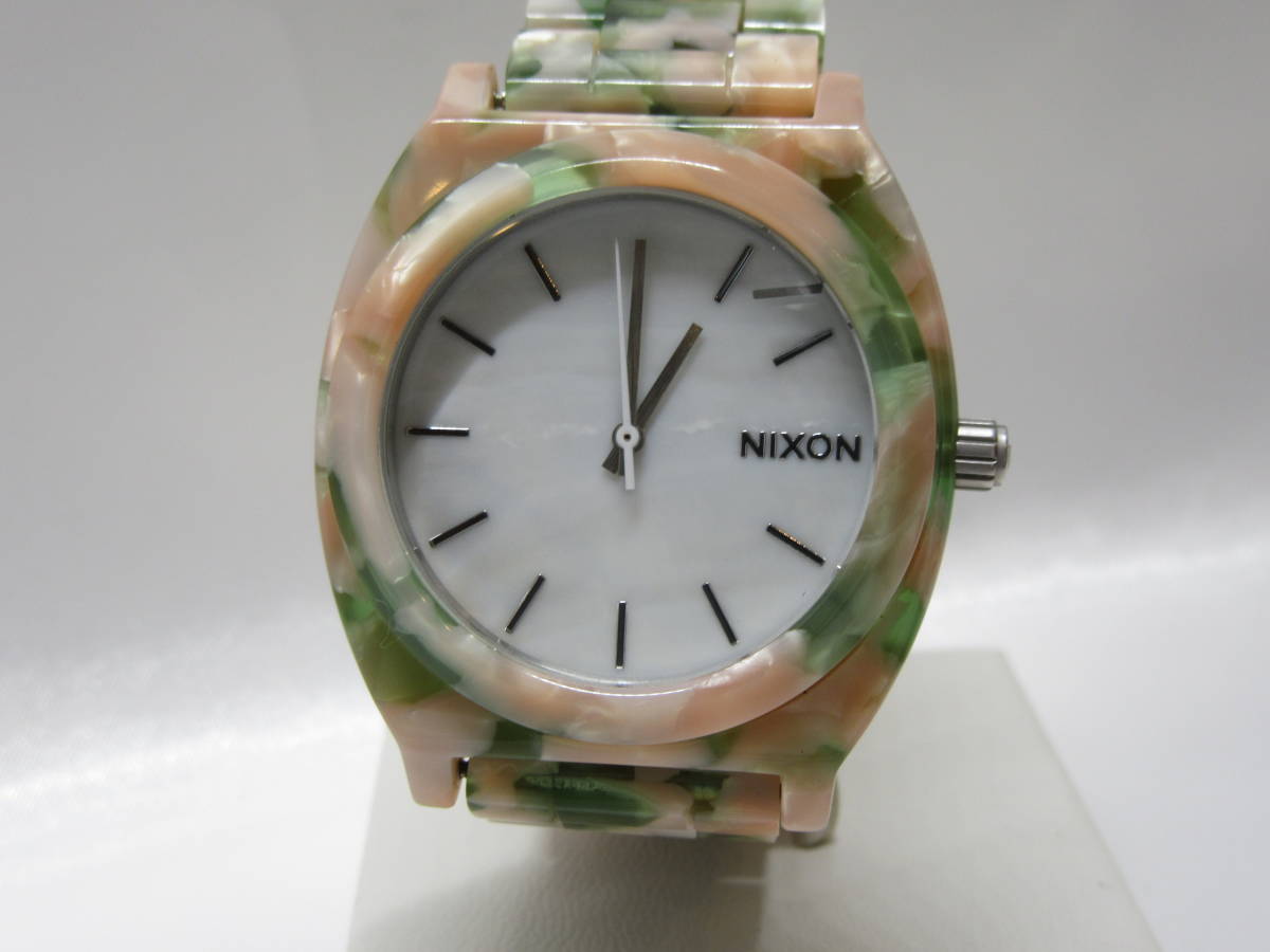 NIXON(ニクソン）タイムテラー ピンク×グリーン 腕時計 中古品 I4ー19A の商品詳細 |  日本のオークション・ショッピングサイトの代理入札・購入 | FROM JAPAN