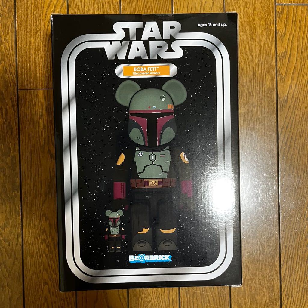BE@RBRICK BOBA FETT (Recovered Armor) 100% & 400% ベアブリック