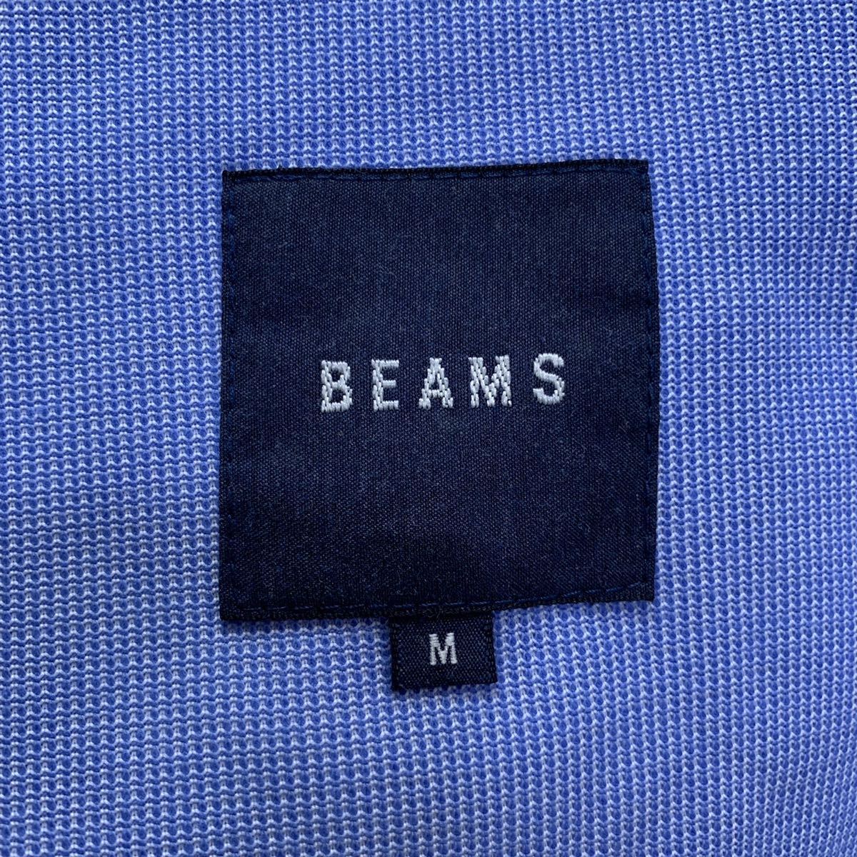 ビームス『抜群の存在感』BEAMS テーラードジャケット サマージャケット Mサイズ コットン ライトブルー系 - 6