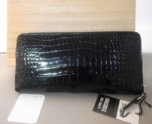 クロコダイル☆長財布 日本製 新品 桐箱付き lp2m.ustjogja.ac.id