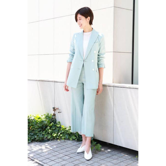 Theory 20ss リネンダブルジャケット スカイ-