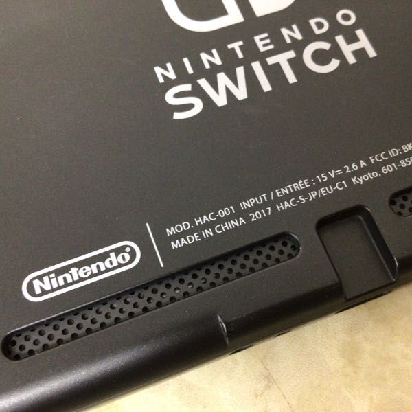 1円～ 動作確認済 初期化済 欠品 Nintendo Switch 本体 HAC-001 グレー_画像5