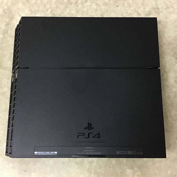 1円～ 箱無 動作確認済/初期化済 PS4 CUH-1200A 500GB ジェットブラック 本体_画像2