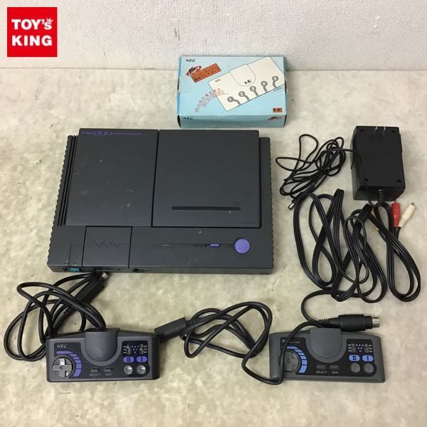 1円~ 箱無 PCエンジンDUO 本体 PI-TG8、コントローラー、PCエンジン