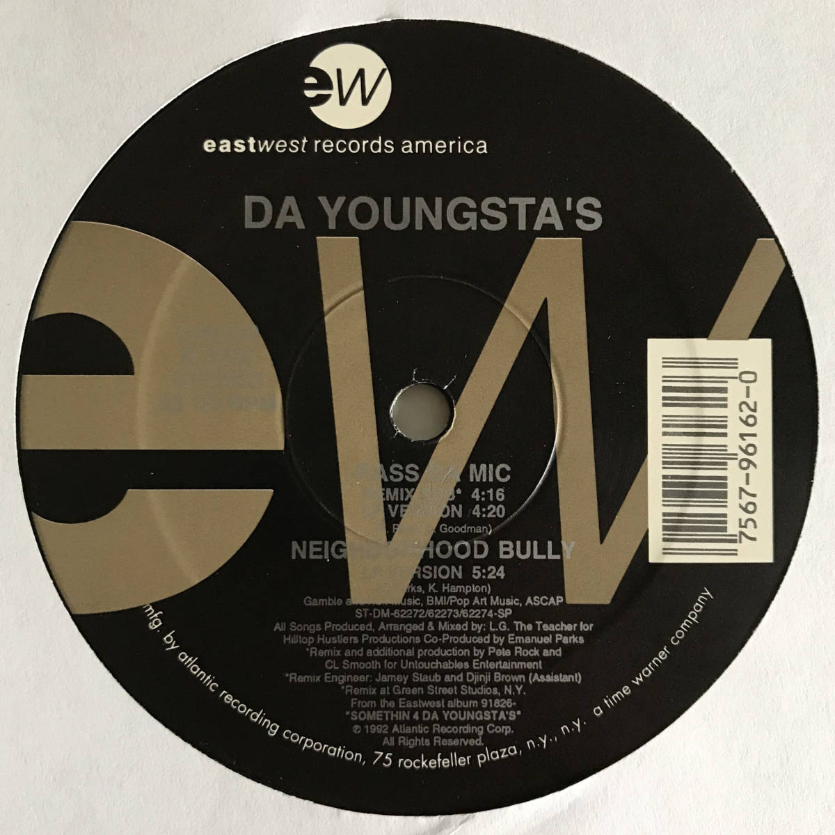 Da Youngsta's - Pass Da Mic / Neighborhood Bully_画像3