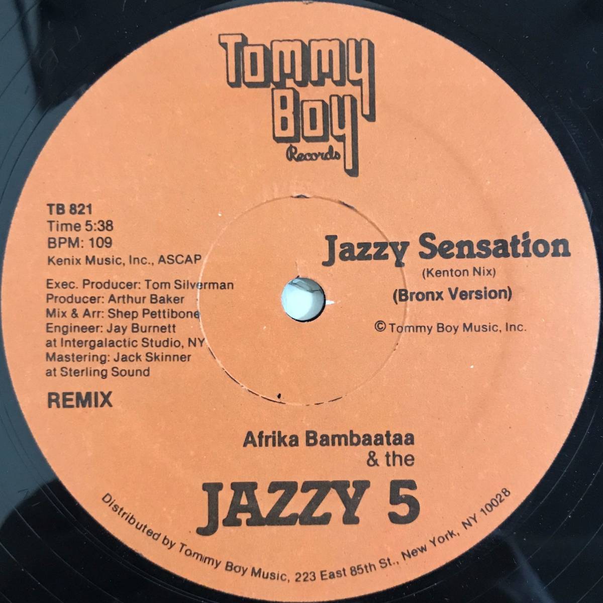 ラップ、ヒップホップ Afrika Bambaataa & The Jazzy 5 / Kryptic Krew - Jazzy Sensation