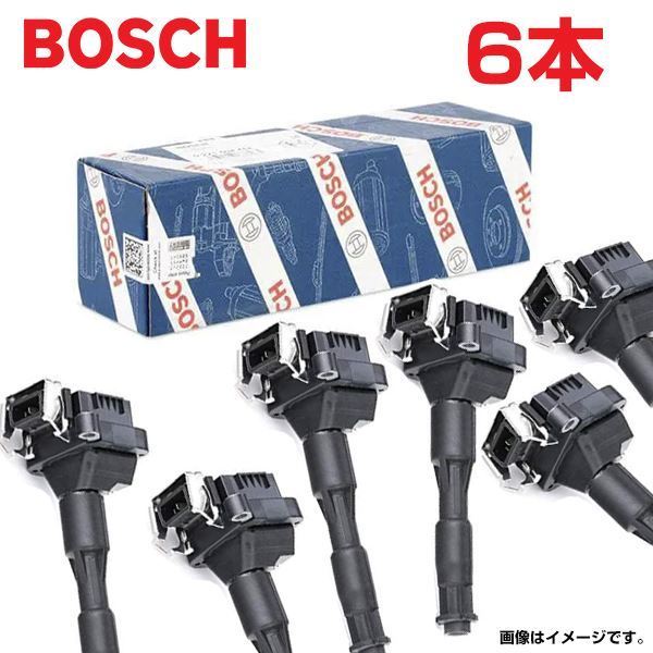 【送料無料】 ボッシュ BOSCH イグニッションコイル IG-18 6本 日産 スカイライン GT-R HR32 参考品番 22448-02U10 22448-02U11