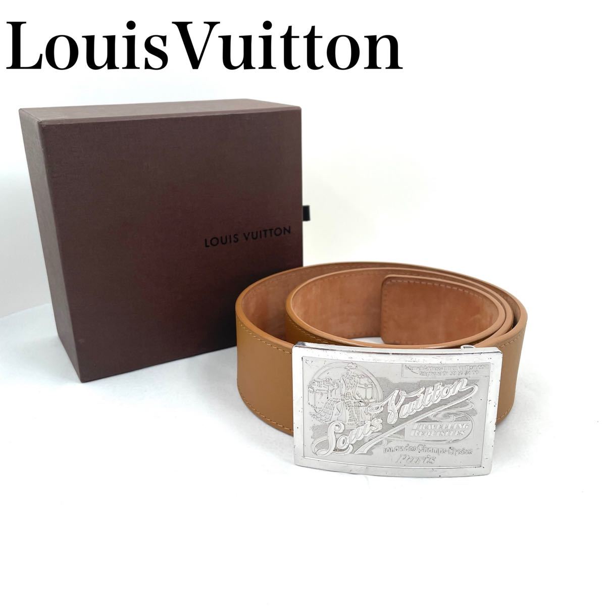 箱付き ルイヴィトン LOUISVUITTON ベルト ヴィトンベルト メンズ