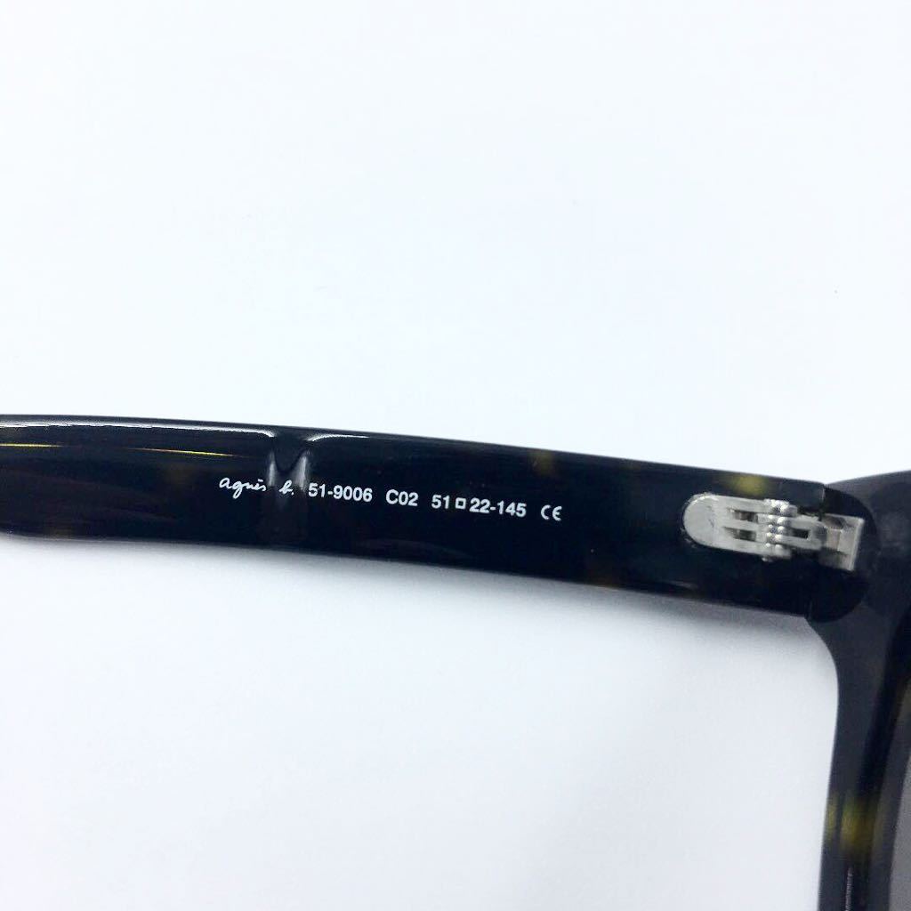 [ последний полная распродажа 1/31 до ] Agnes B agnes b. 51-9006 02 солнцезащитные очки UV cut 