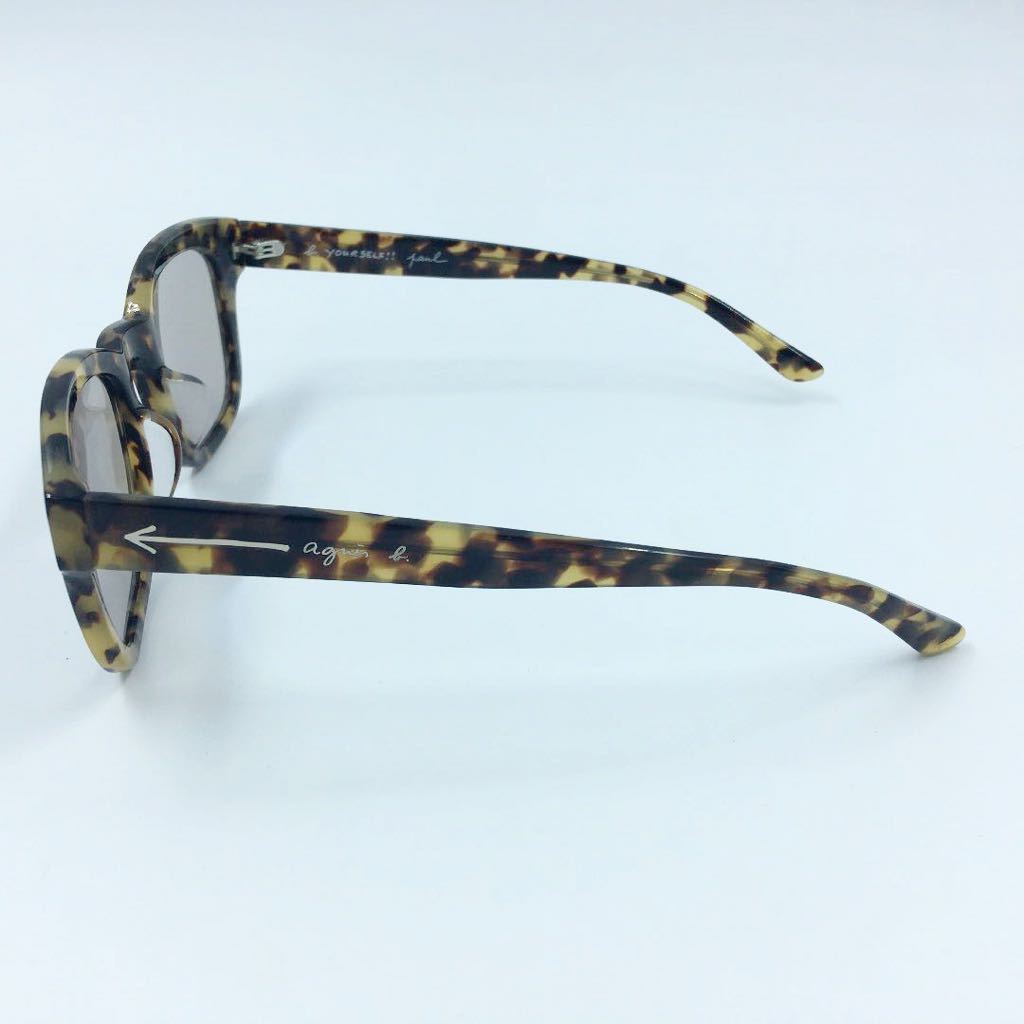 [ новый год распродажа ] Agnes B agnes b. 51-9009 02 солнцезащитные очки пластиковая оправа 