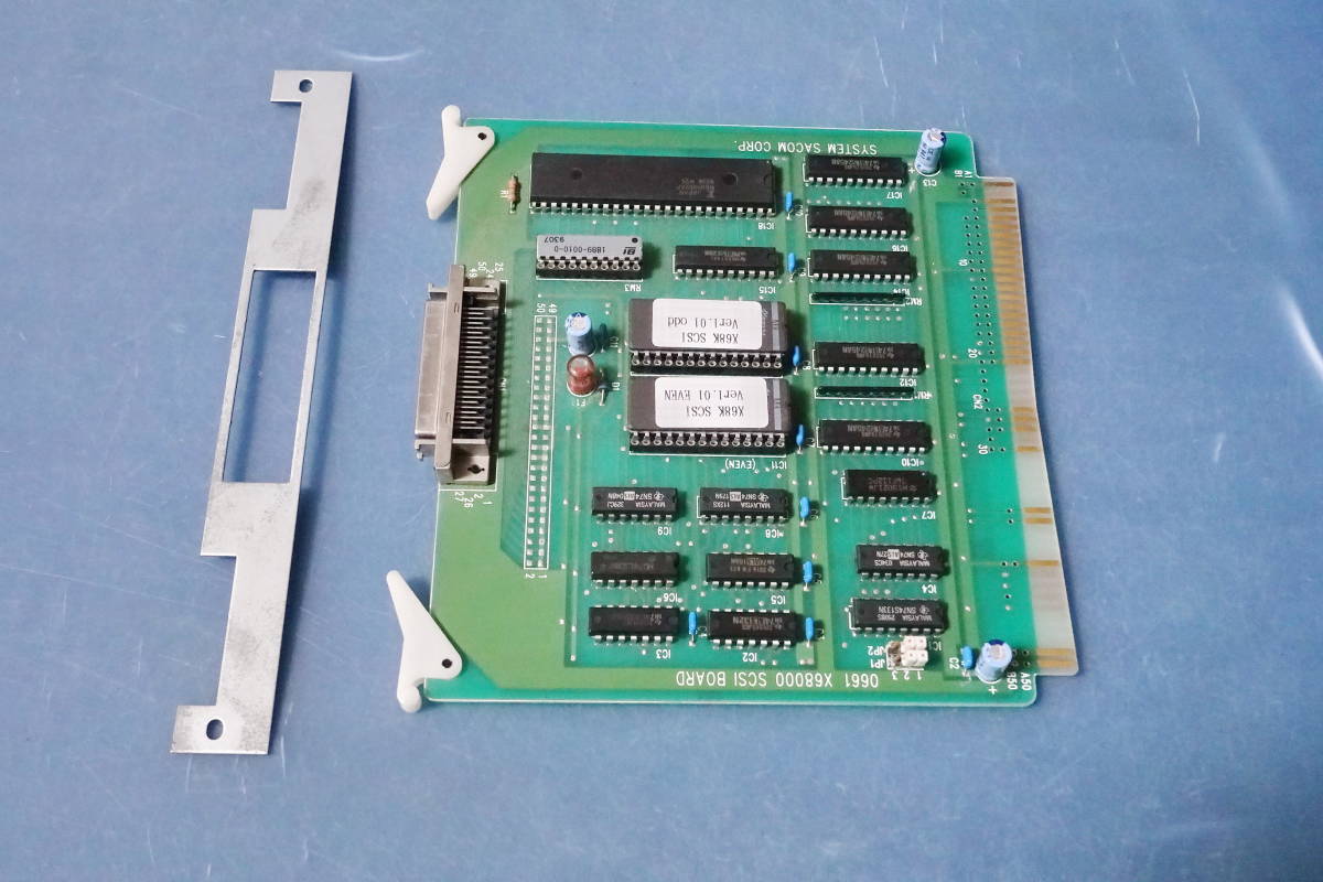 F1 X68000 SX-68SC SCSIインターフェースボード SCSI BOARD システムサコム SYSTEMSACOM 動作確認済み 1円～_画像1