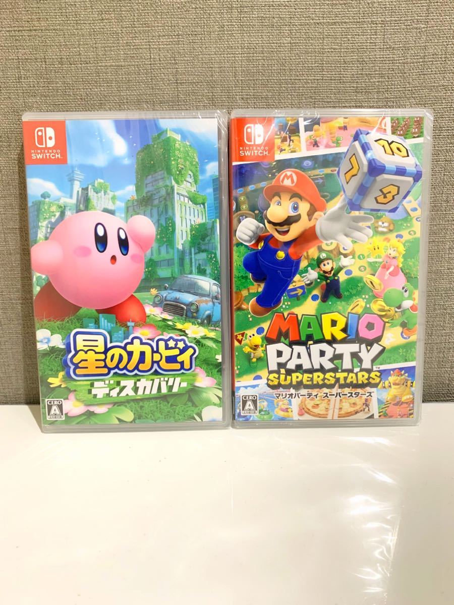 新品未開封 2本セット 星のカービィ ディスカバリー マリオパーティ