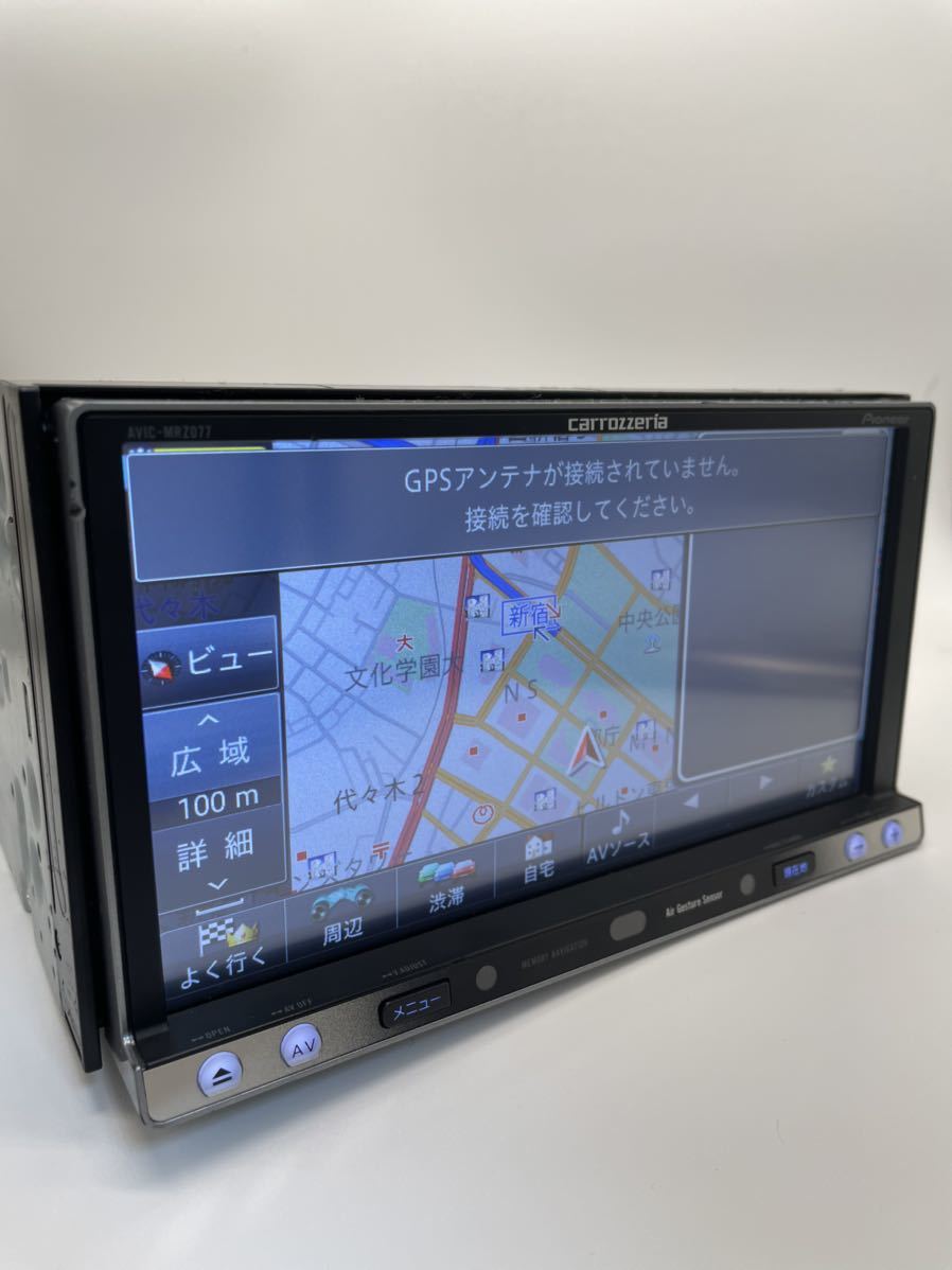 最新地図2022年第1版カロッツェリア AVIC-MRZ077 Bluetooth フルセグ