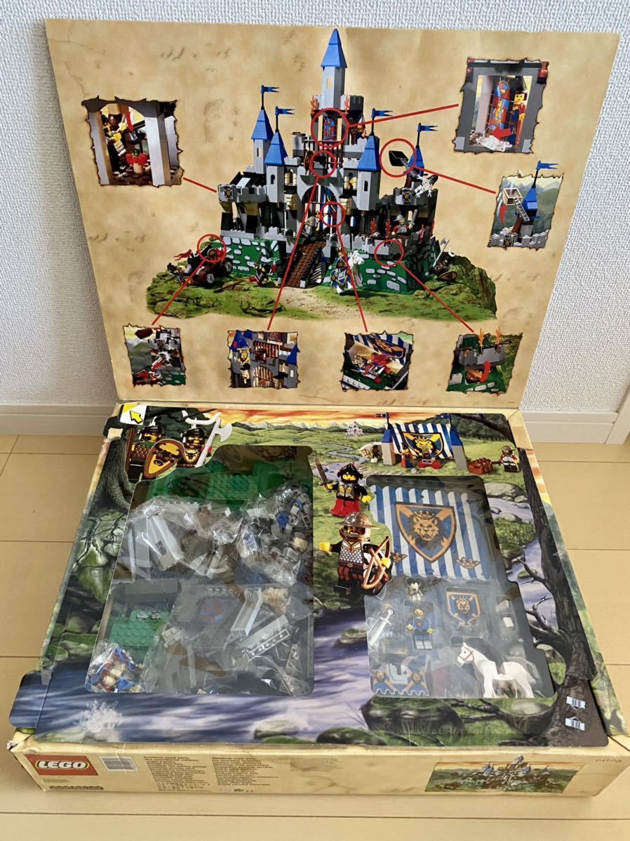 Lego 6098 ナイトキングダム城00年未組み立て品箱ダメージオールドレア 代購幫 Lego 6098 ナイトキングダム城00年未組み立て品箱ダメージオールドレア 代購幫