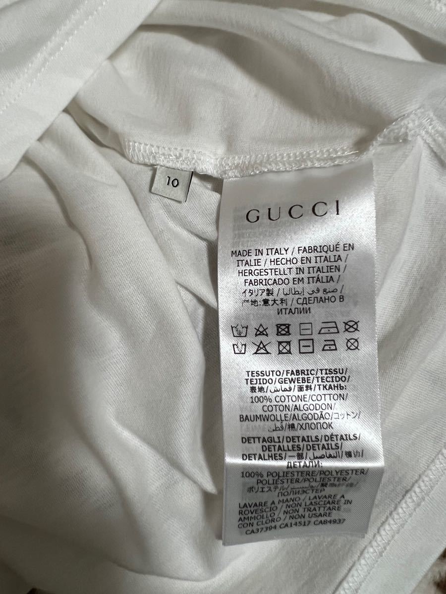 GUCCI キッズサイズ　シンプル　背中ヘビ　Tシャツ