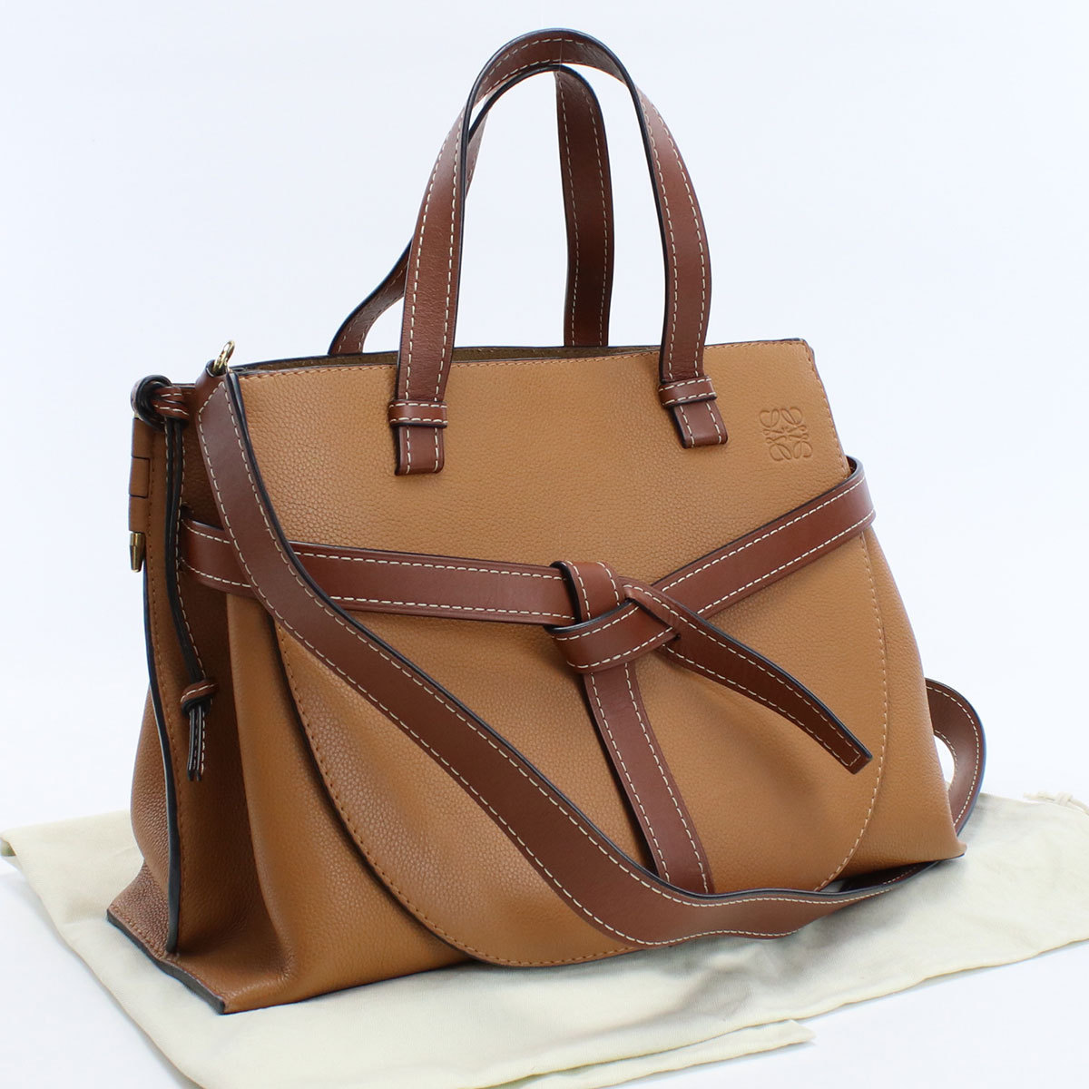 2022公式店舗 中古良品ロエベLOEWE Gate ゲートバッグ ショルダー
