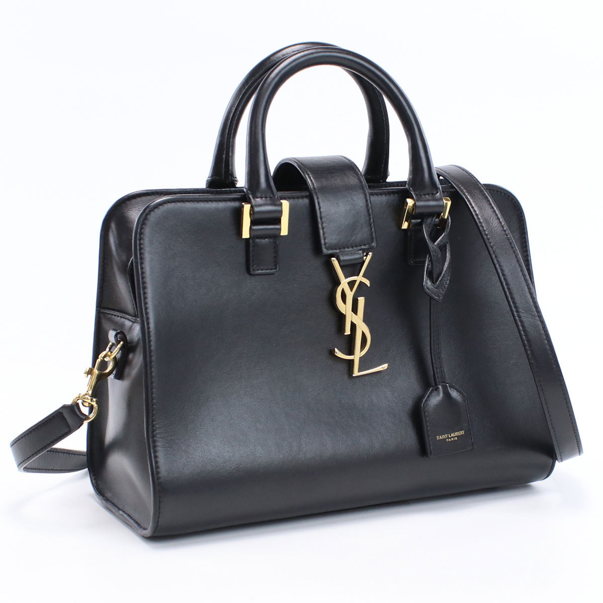 サンローランSAINT LAURENT ハンドバッグ ベイビーカバス カーフ