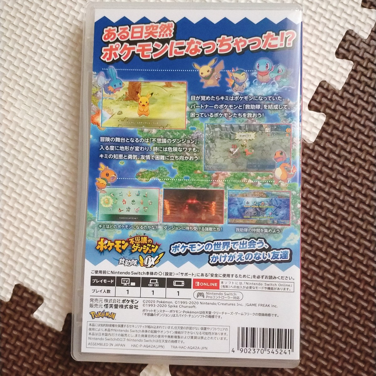 【超美品】 ポケモン不思議のダンジョン 救助隊DX　 Switchソフト　 Nintendo Switch