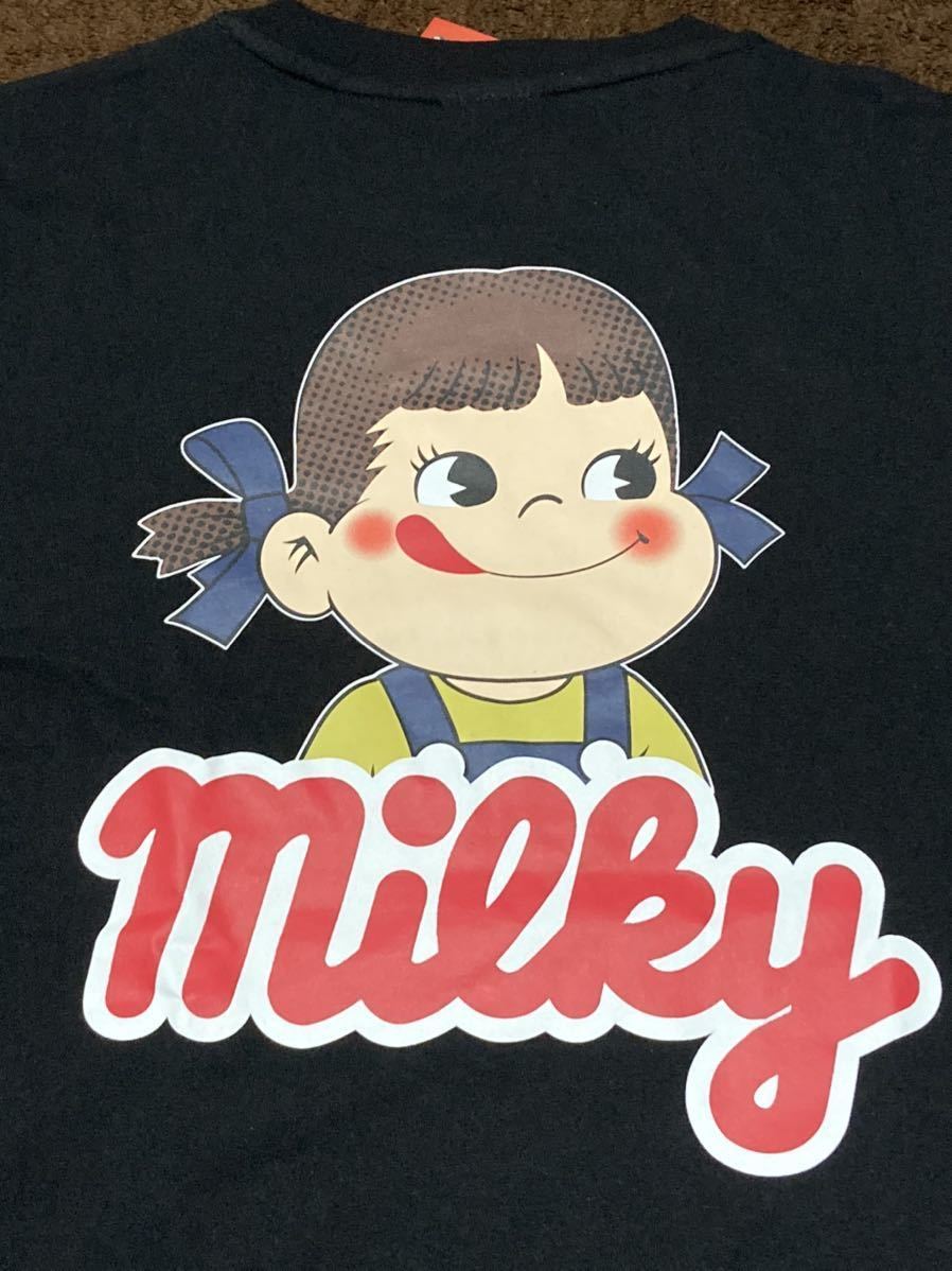 【Lサイズ】新品 ペコちゃん ぺこちゃん 不二家 ミルキー peko FUJIYA tシャツ企業 ぺこ ペコ ノベルティ bの画像2