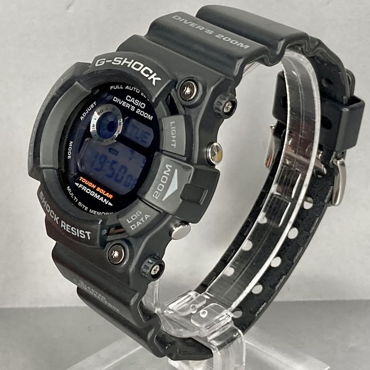 美品 CASIO G-SHOCK GW-200RB-1JF FROGMAN フロッグマン BLACK SPOTS